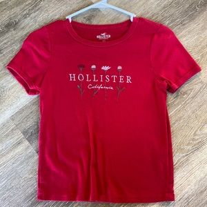 Small red shirt from hollister